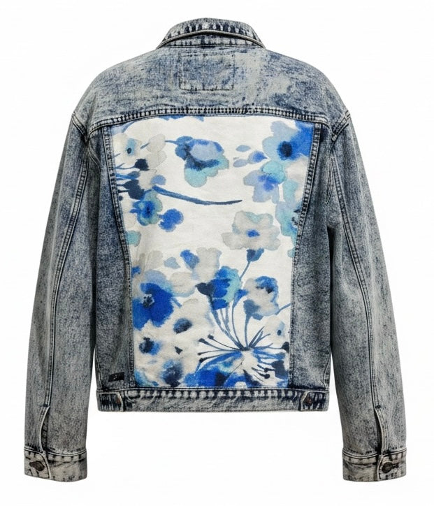 You Can Buy Yourself Flowers Men’s Rolling Paper Denim Jacket