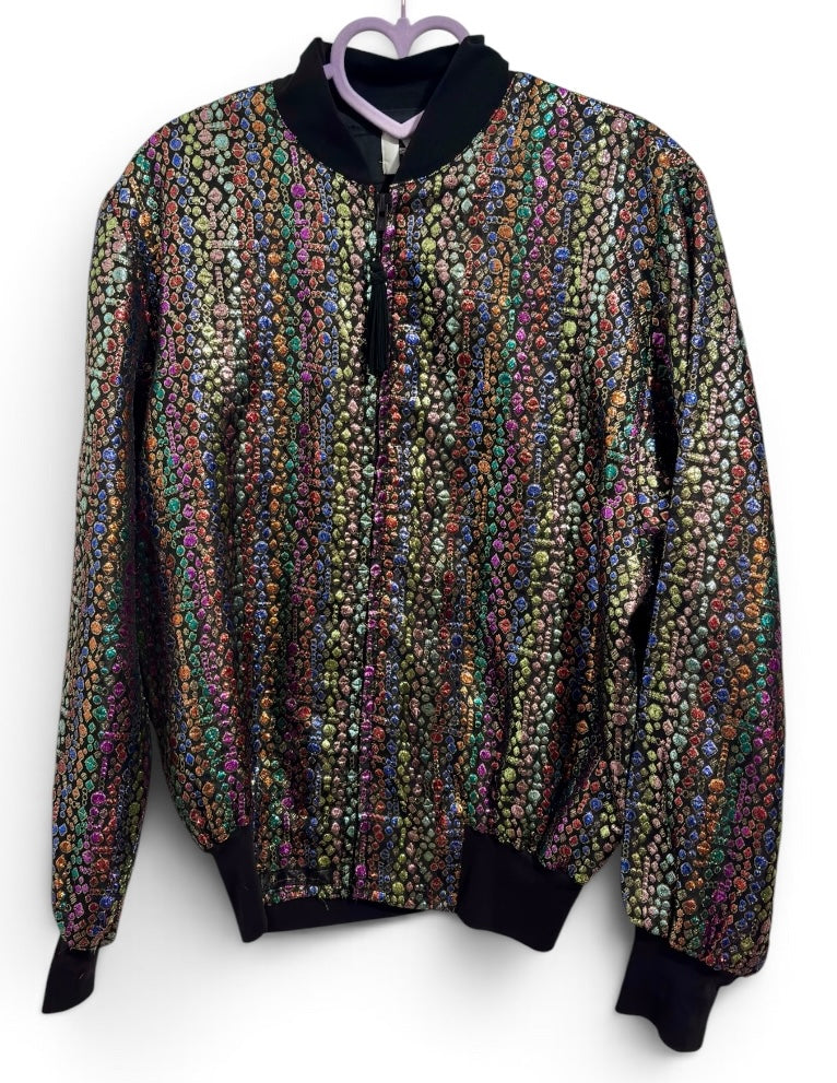 Goin’ Downtown To The Disco Nite Line Vintage Bomber
