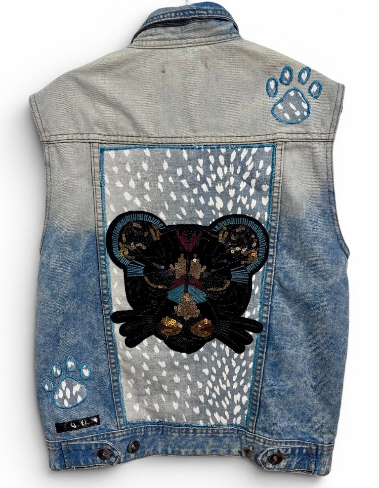 Jaguar Dreams Men’s Seed Denim Vest