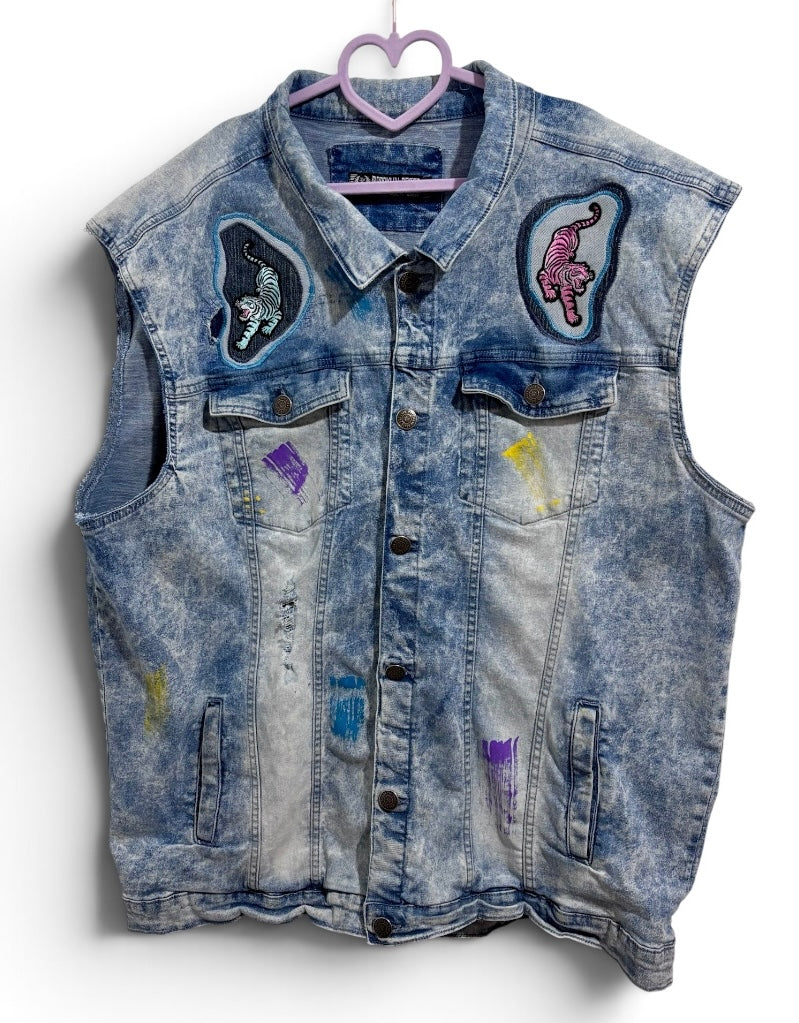Doing Things Right Brooklyn State Men’s Denim Vest