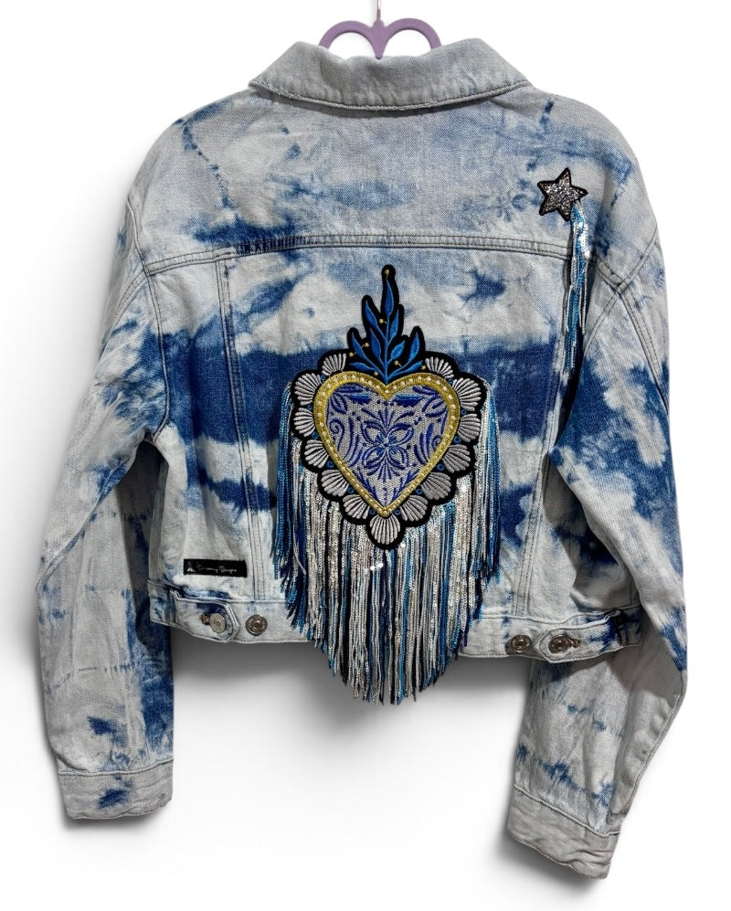 Tout Coeur Zara Bleached Denim Jacket