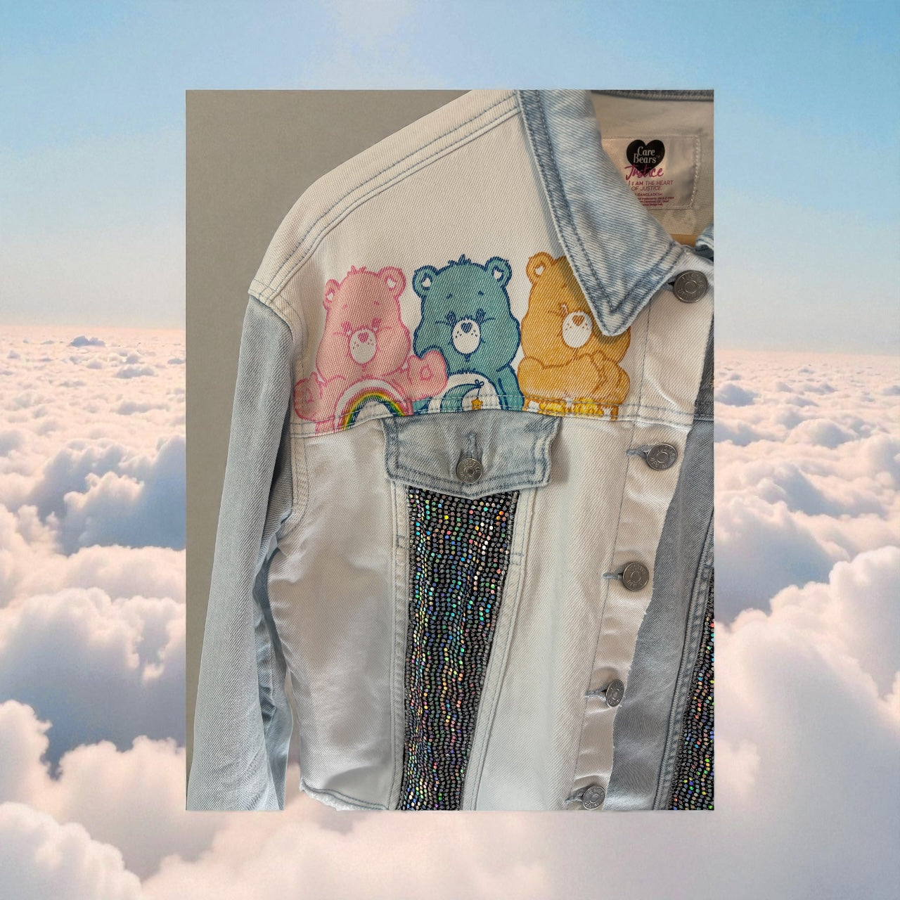 Justice Care Bears Denim Jacket