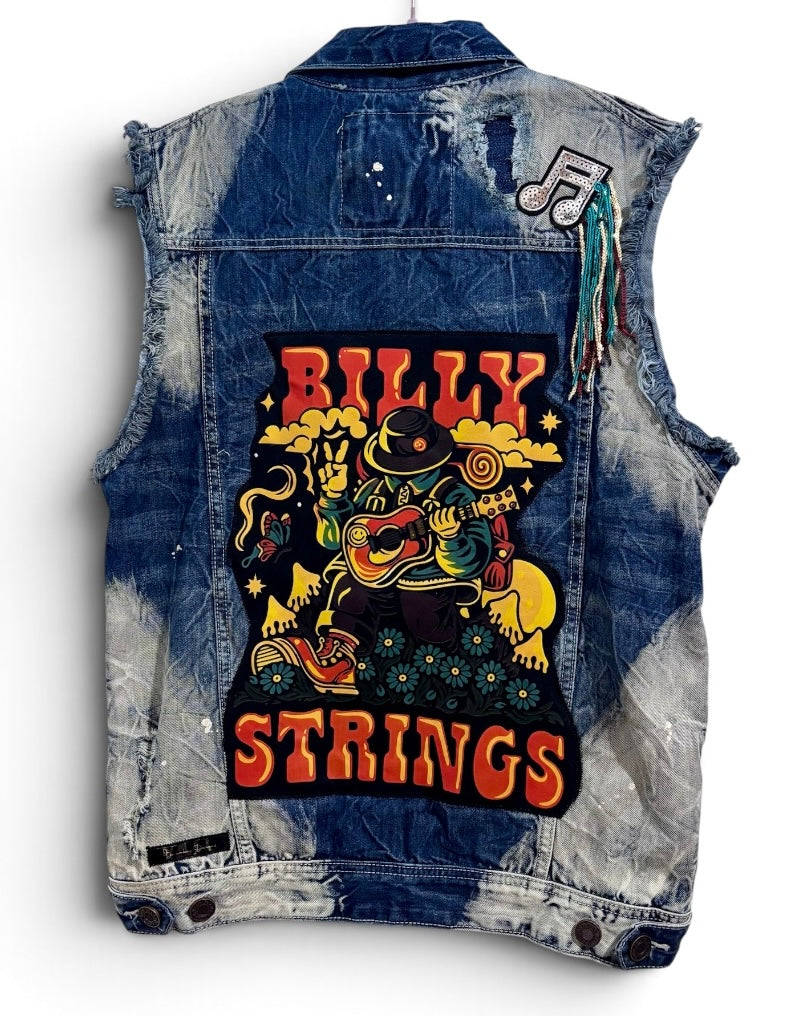 Know It All Smoke Rise Men’s Denim Vest