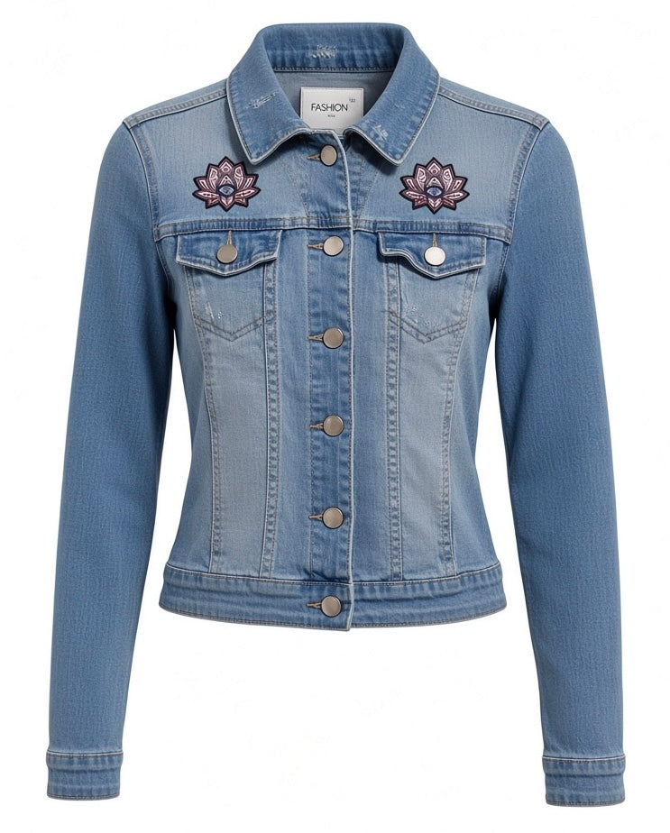 The Golden Road Fashion Nova Denim Jacket