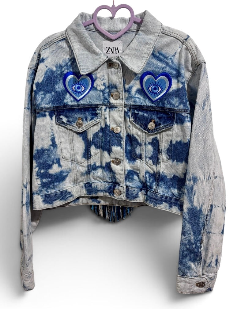 Tout Coeur Zara Bleached Denim Jacket