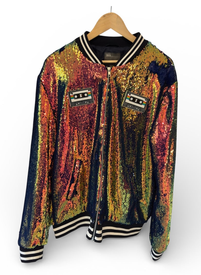 asos Men’s Sequin Bomber