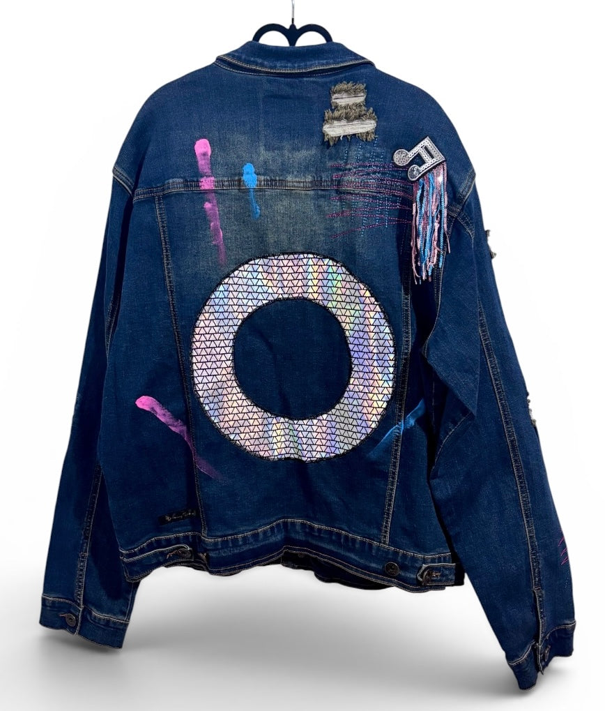 Laugh & Laugh & Fall Apart Create 2mrw Men’s Denim Jacket