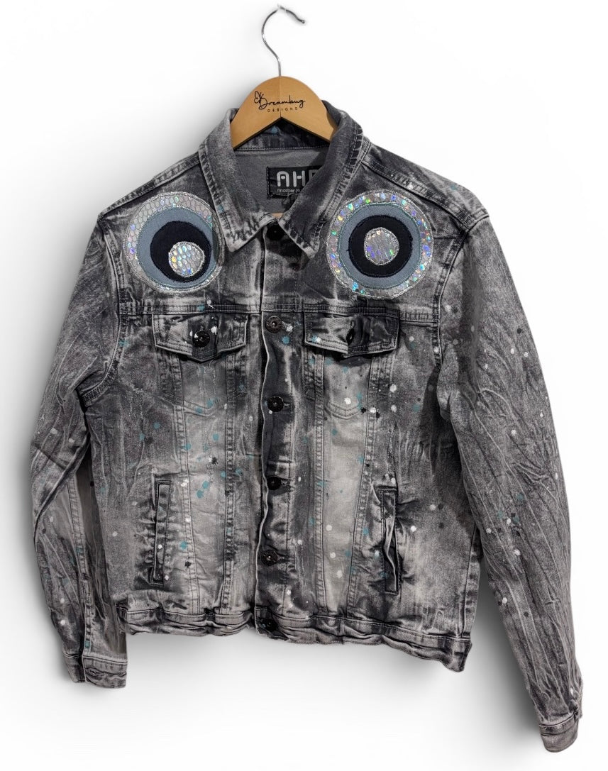 Got A Blank Space Where My Mind Should Be Men’s AHP Denim Jacket