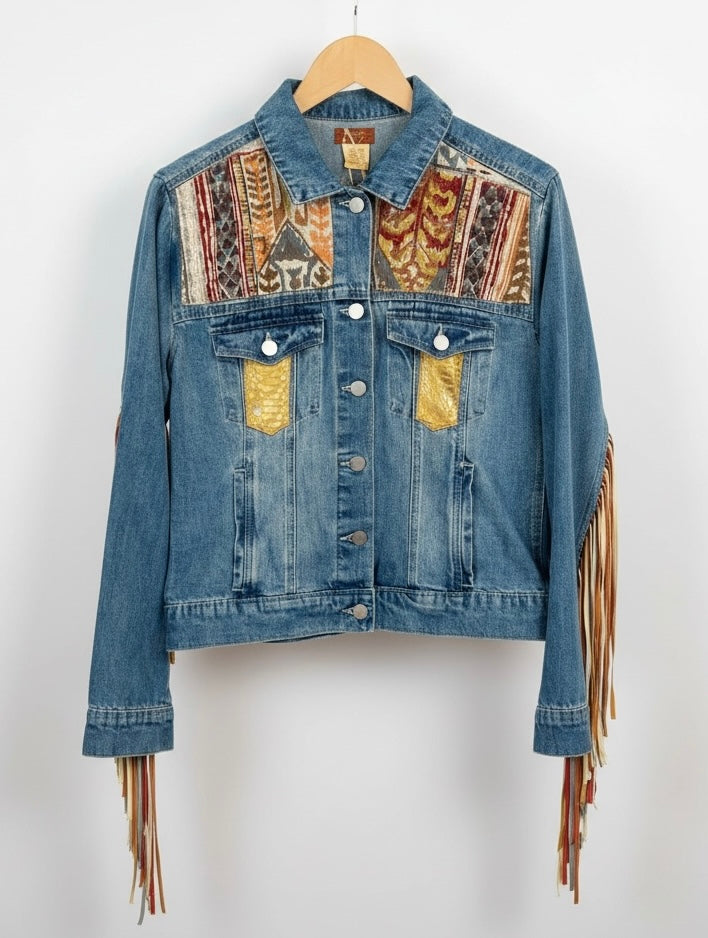 You Can Buy Yourself Flowers Scully Fringe Jacket with Fringe