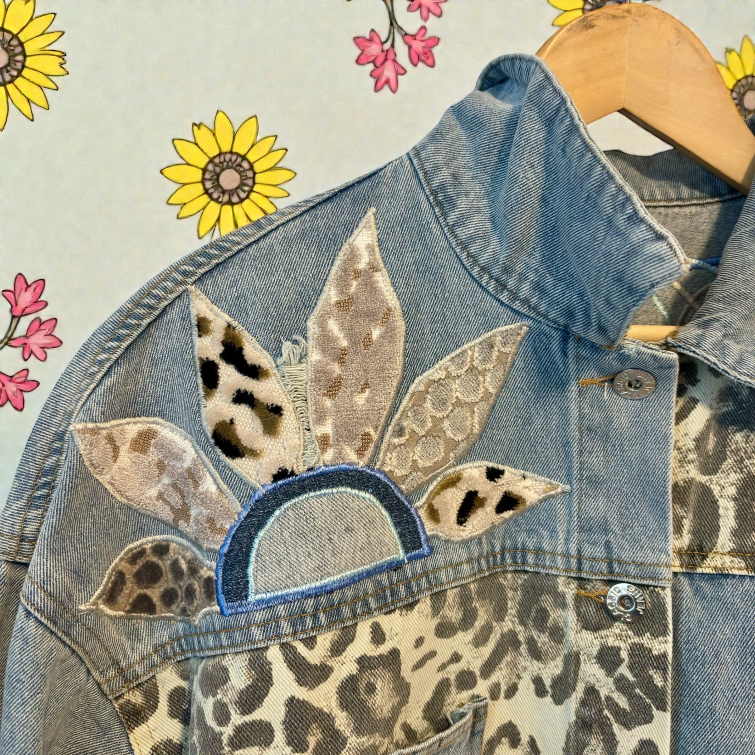 Strange Design Denim Jacket