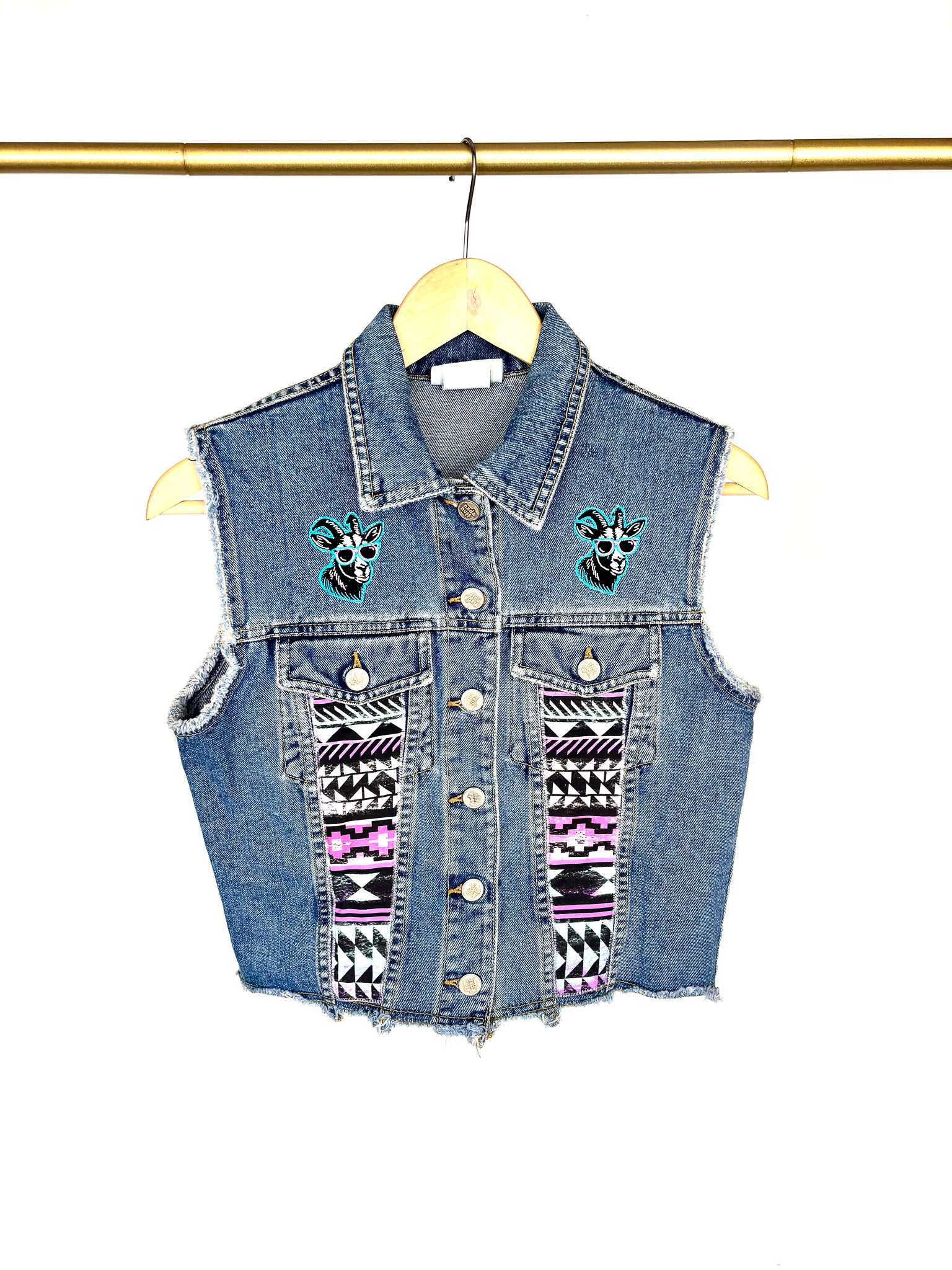 Billy Strings Nada Nuff Denim Vest