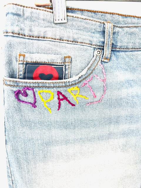 Party Time Phish Inspired Sofia Vergara Denim Shorts