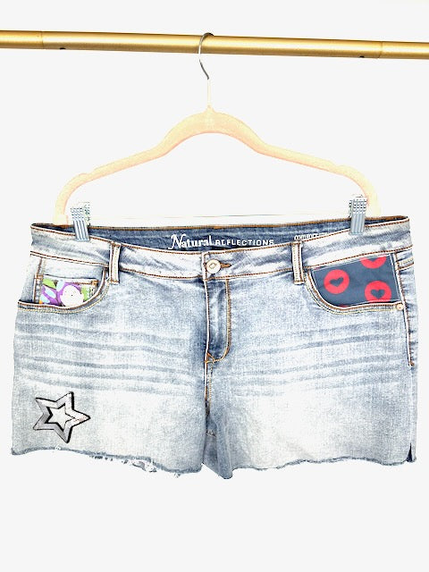 Phish Inspired Natural Reflections Denim Shorts