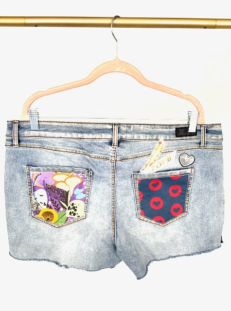 Phish Inspired Natural Reflections Denim Shorts