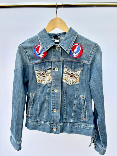 Grateful Dead Inspired Just Bee Gap Denim Jacket