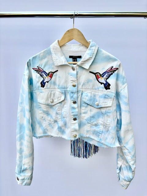 Grateful Dead Standing on the Moon Inspired Forever 21 Denim Jacket