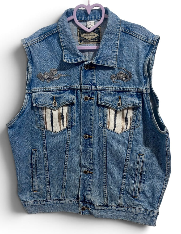 Tree of Life Haleman Men’s Denim Vest
