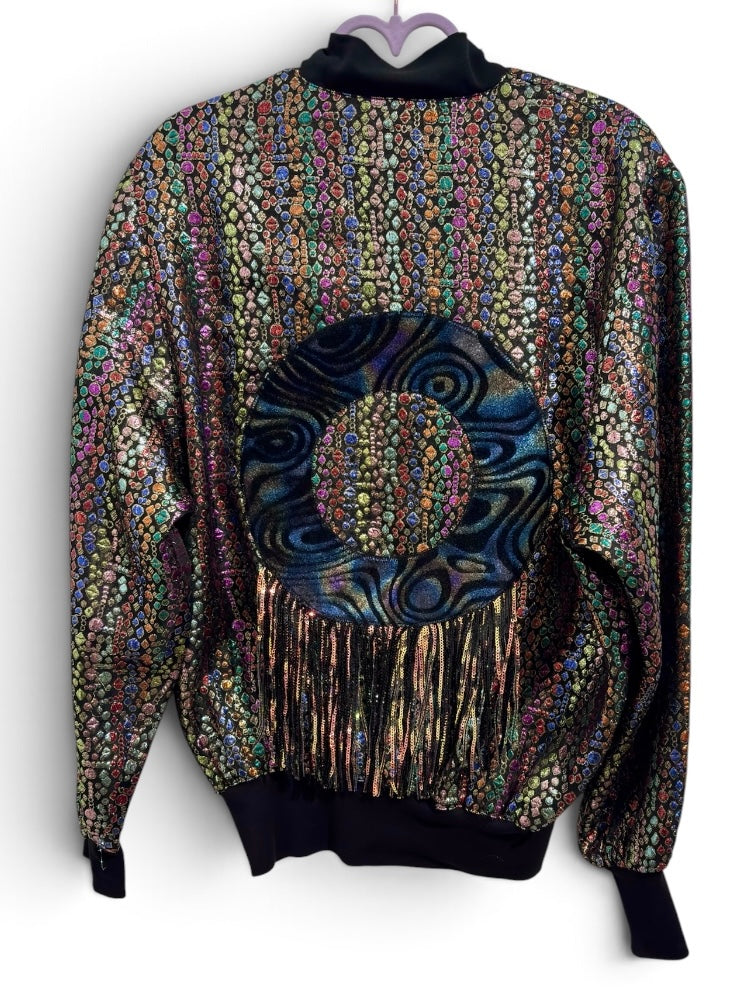 Goin’ Downtown To The Disco Nite Line Vintage Bomber