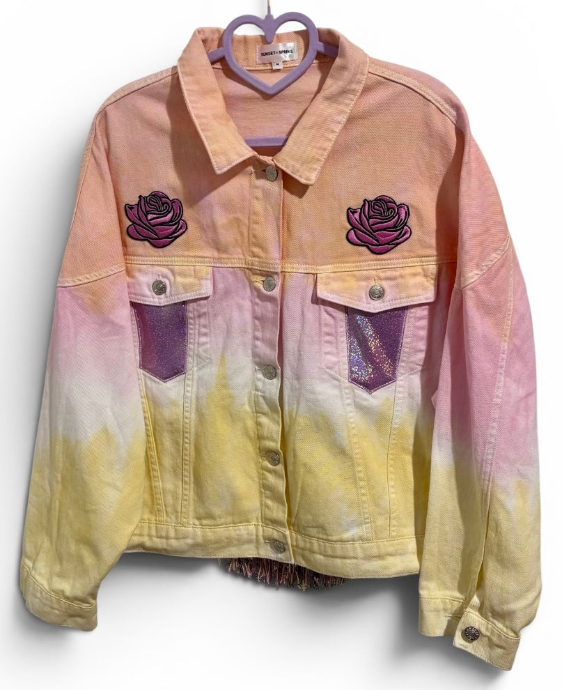 Must Have Been The Roses Sunset & Spring Denim Jacket