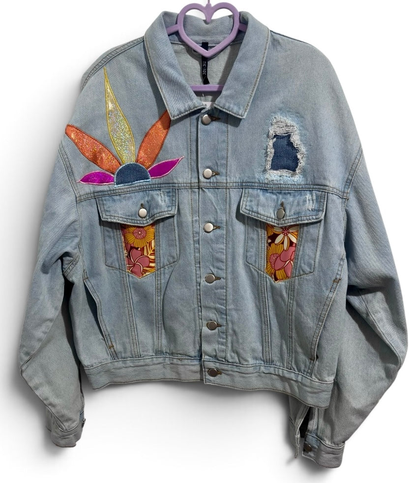 Cool Amber & Mercury Tic Toc Denim Jacket