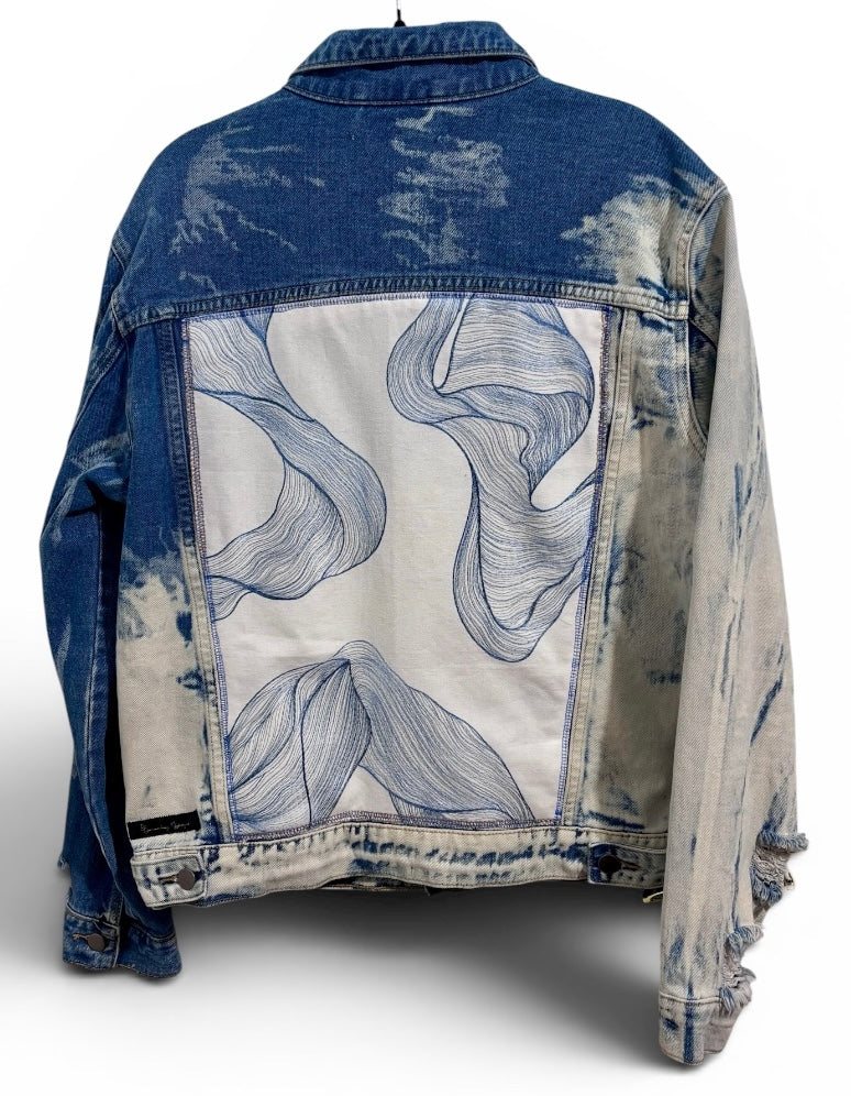 Wish I Was Ocean Size Fashion Nova Men’s Denim Jacket