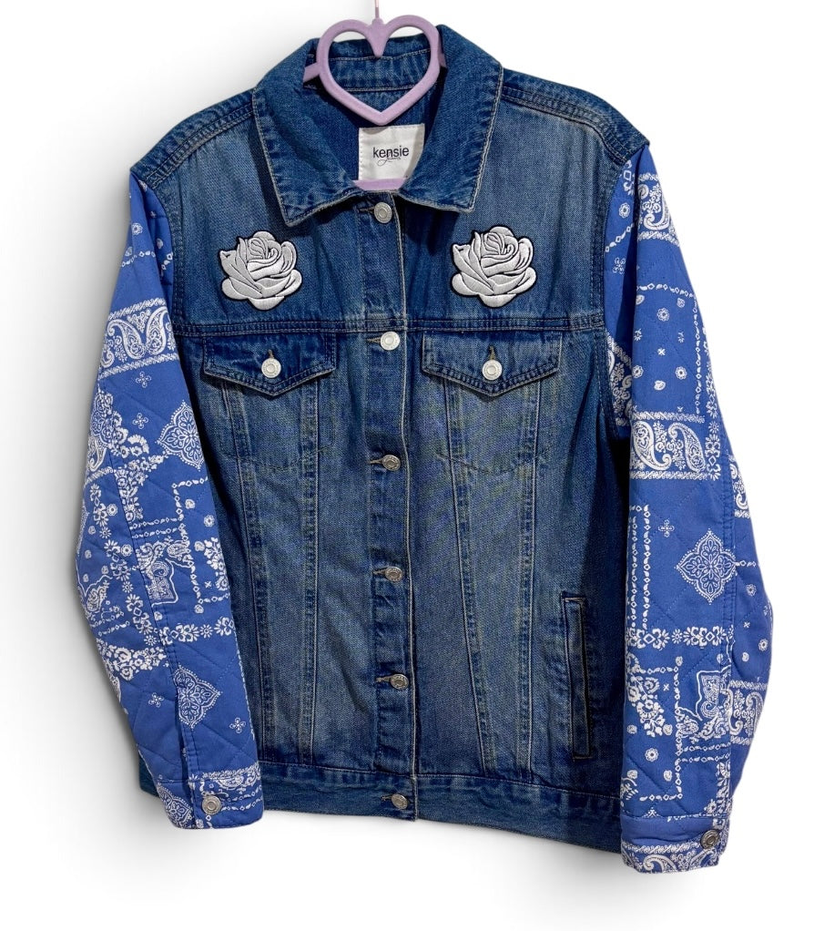 Dolly Parton Inspired Kensie Jacket with Quilted Sleeves