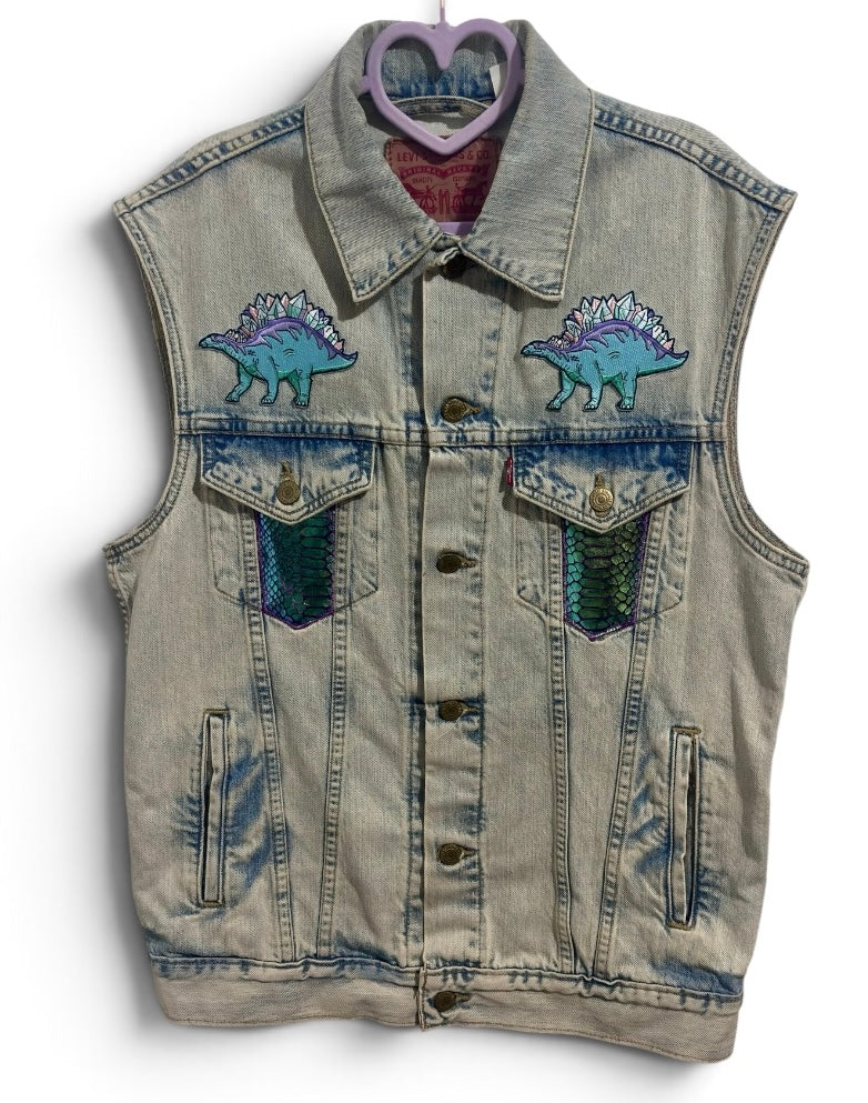 Land of Lizards Levi’s Men’s Denim Vest
