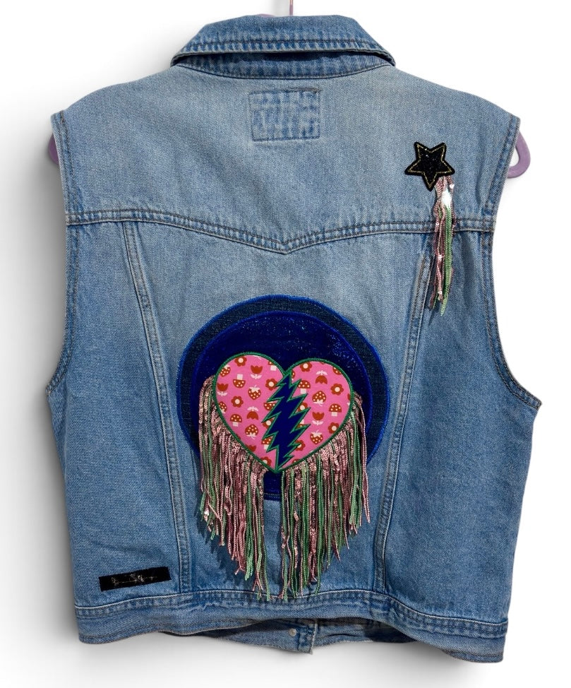 Strawberry Fields Forever 21 Denim Vest