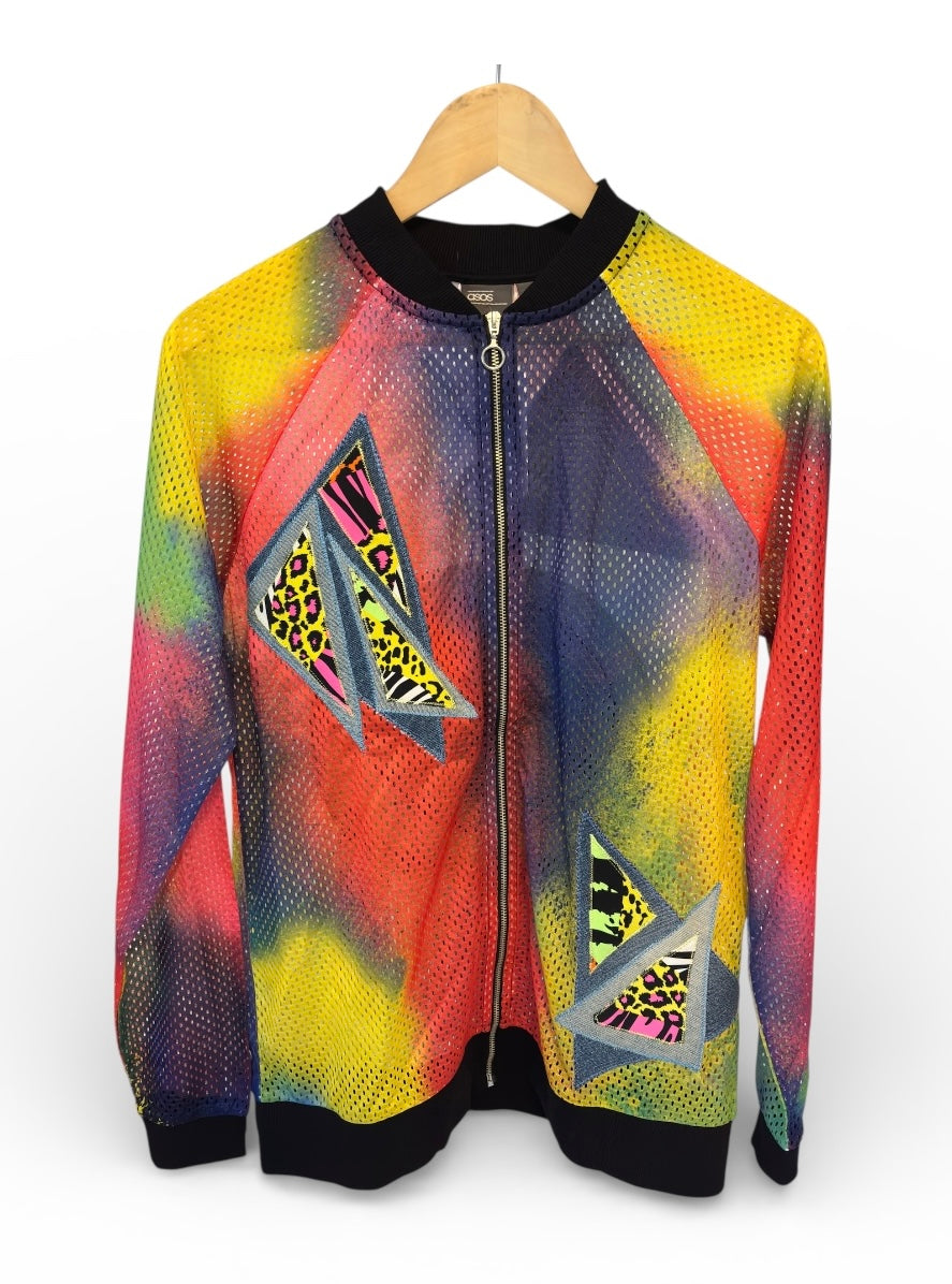 asos Men’s Mesh Rainbow Bomber