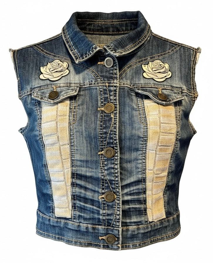 Steal Your Face Hot Kiss Denim Vest💋