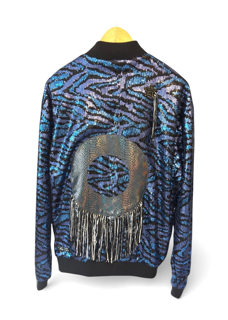 Goin Downtown to the Disco Men’s Forever 21 Sequin Bomber