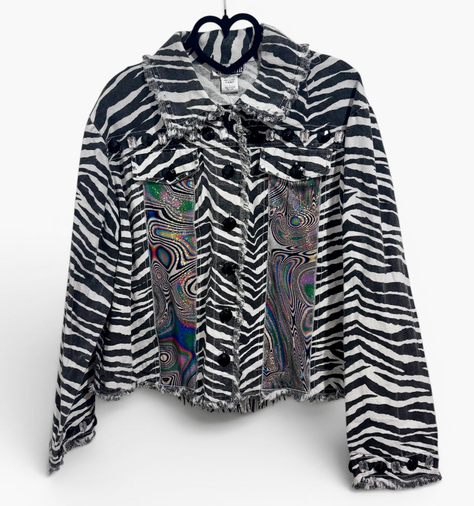 No Matter How Slice Your Day Step In Style Denim Jacket