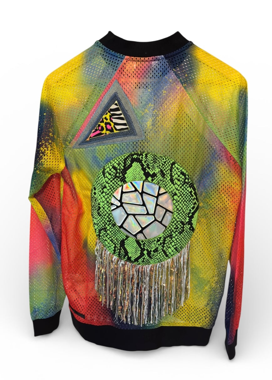 asos Men’s Mesh Rainbow Bomber