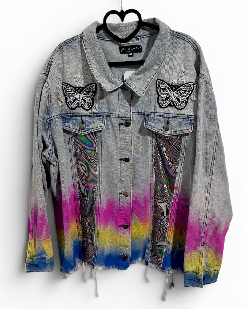 So Stupendous Touch Me Denim Jacket