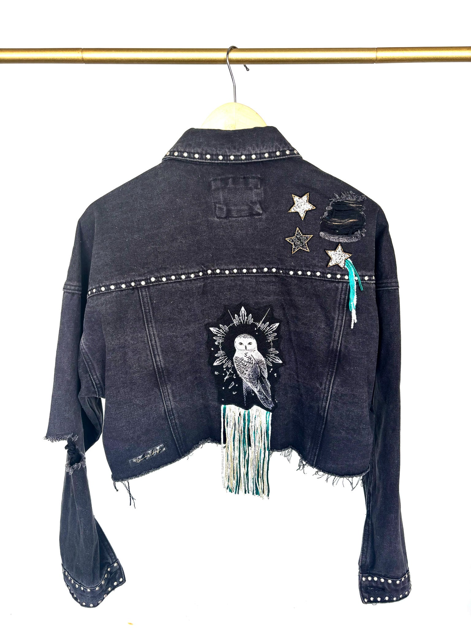 Owl & Moon Inspired Forever 21 Black Denim Jacket