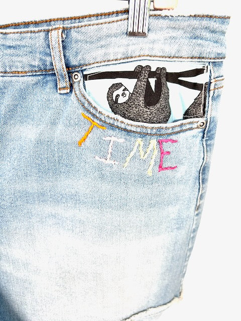 Party Time Phish Inspired Sofia Vergara Denim Shorts