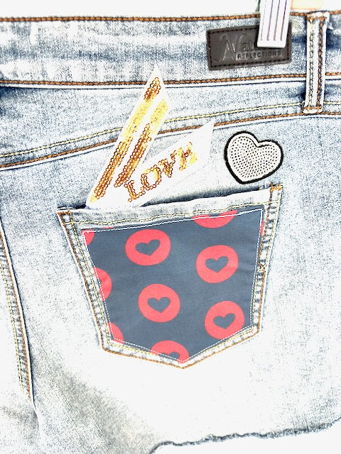 Phish Inspired Natural Reflections Denim Shorts